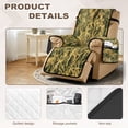 thumbnail image 5 of SCRAWLGOD Camo Hunting Print Recliner Chair Cover Washable Stain Resistant Furniture Protector Non Slip Recliner Cover with Elastic Straps, 5 of 7