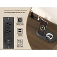 thumbnail image 3 of EastVita Brown 6 Rattan Drawer Dresser with USB Ports and Outlets Chests of Drawers Storage for Bedroom Living Room Hallway Bedside Dining Room, 3 of 8