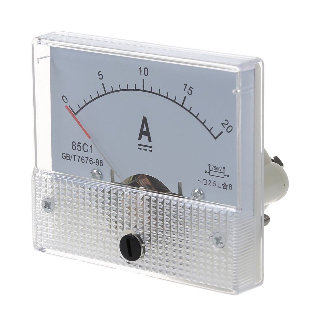 New 20A Analog Ampere Panel Meter Current Amp FP 