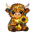 thumbnail image 2 of Cow Sunflower Lamp for Home Decor, Warm Whimsical Style Table Light for Indoor Room Accent, General Household Lighting for Everyday Use and Cozy Ambiance, 2 of 8