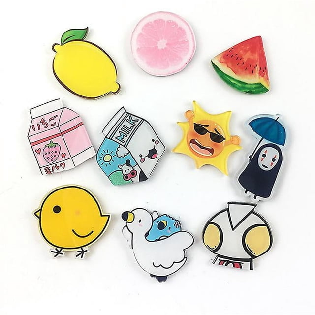10 piezas de imán para refrigerador, imán para refrigerador, lindo imán para refrigerador, imanes magnéticos para refrigerador para bo