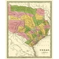 thumbnail image 2 of Goodrich 12x14 White Modern Wood Framed Museum Art Print Titled - North East Texas - Goodrich 1841, 2 of 4