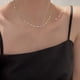thumbnail image 2 of Gargantilla de moda, collar de plata para mujer, cadena de clavícula, joyería de moda, 1 pieza, 2 of 4