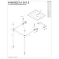 thumbnail image 4 of Kingston Brass KVBH252277 Templeton 25" Ceramic Console Sink with Brass Legs (1-Hole), White/Brushed Brass, 4 of 6