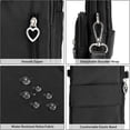 thumbnail image 4 of Rungopro Cell Phone Pouch Women Mini Crossbody Wallet Phone Bag Mini Over Shoulder Bag Travel Bag Adjustable Strap, 4 of 4