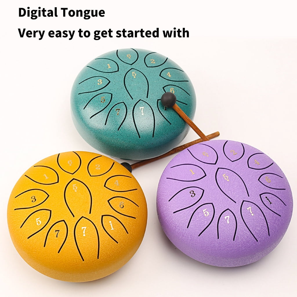 Ethereal Drum 11 Note Steel Tongue Drum for Adults Beginner Kids Handpans Drum