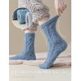 thumbnail image 6 of TEHOOK Warm & Cozy Gifts for Women, Fluffy Fuzzy Sock, Plush Sleeping Slipper Socks - Soft Warm Fabric, 6 of 8