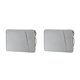 thumbnail image 2 of Tholdsy Bolsa de transporte Universal a prueba de arañazos para ordenador portátil, funda protectora de poliéster para ordenador portátil, Gris 14 pulgadas 2piezas, 2 of 6