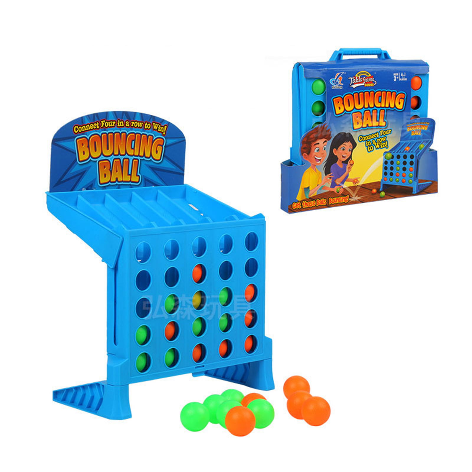 Shots Board Game Bouncing Ball Toy Competitive Excitement for Kids 8 and up Bouncing Linking Shots Bounce and Link Ball Game Bouncing 4-to-Link Shots Bounce Off Game Easy to Setup 