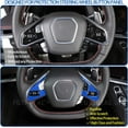 thumbnail image 2 of TINKI Soft Carbon Fiber Steering Wheel Button Cover Sticker Fit for Chevrolet Corvette C8 2020-2023, Car Steering Wheel Panel Protection Frame Molding Sticker Trim, 2 of 14