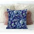 thumbnail image 3 of 18" Purple Blue Springtime Suede Throw Pillow, 3 of 4