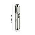 thumbnail image 3 of HDWUEN Metal Gas Lighter,Butane Torch Lighter for Outdoor BBQ Kitchen Jet Flame Torch Refillable Lighters Windproof Lighter, 3 of 5