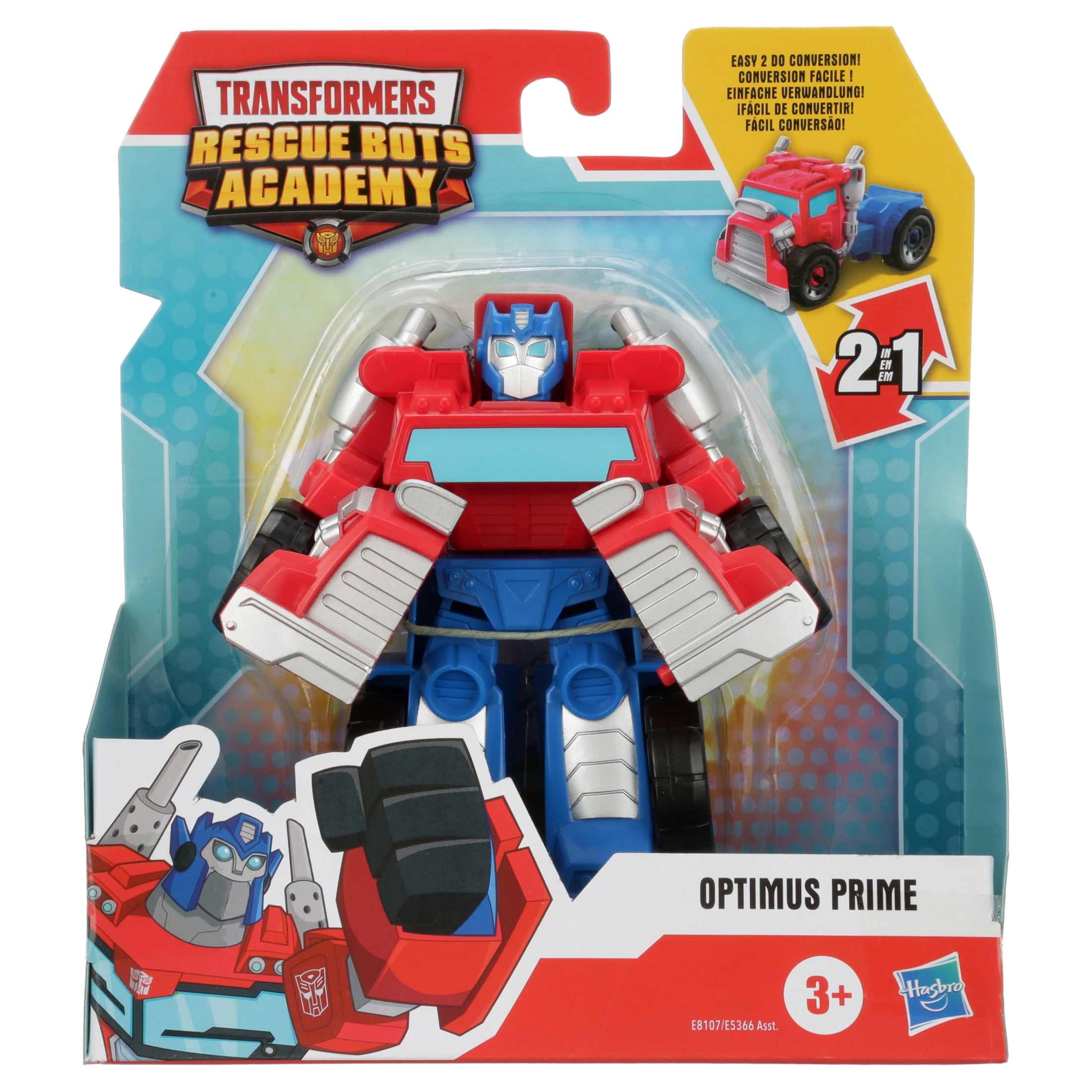Playskool Transformers Schutz Bots Akademie Optimus Prime Figur E8104 