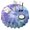 Purple Blue Tie, variant on Purple Blue Tie Dye Pattern Round Tablecloth 60"x60",Wrinkle Wipeable Table Cloth for Kitchen Dining Room Picnic Patio Party