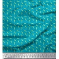 thumbnail image 1 of Soimoi Moss Georgette Fabric Dot & Parrot Bird Print Fabric by The Yard 42 Inch Wide, 1 of 3