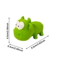 thumbnail image 3 of BotaniNest Squeaky Large Medium Small Sturdy Latex Chew Green Stress, 3 of 7