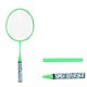 thumbnail image 3 of 4X Raquetas de Bádminton para Niños, Juego de Deportes de Raqueta de Volantes con 4 Pelotas para Niños, Jugadores, Interior, Exterior, Deporte, Verde, 3 of 4