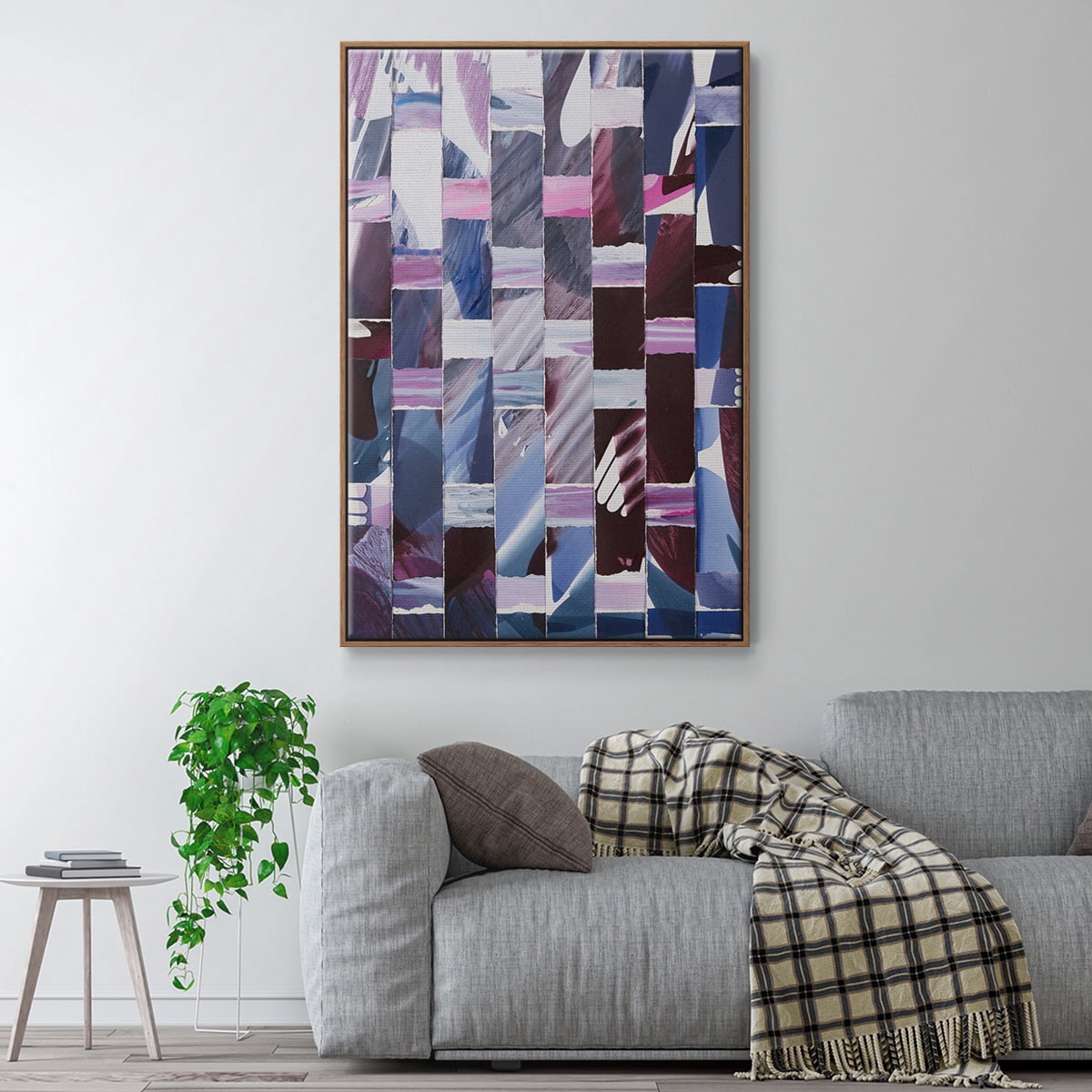 Dream Portals Framed Premium Gallery Wrapped Canvas - Ready to Hang - 27 x 41 - Walnut Floating Frame