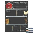thumbnail image 1 of Cohas Ranch Theme Birthday Milestone Chalkboard, 15 by 20 inches, 3 Pastel Markers, 1 of 6