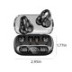 thumbnail image 3 of Pisexur Electronics - Audífonos inalámbricos de conducción esquelética con clip para la oreja para hombre, Bluetooth 5.3, impermeables, abiertos, ideales para correr, practicar deportes, ciclismo, co, 3 of 9