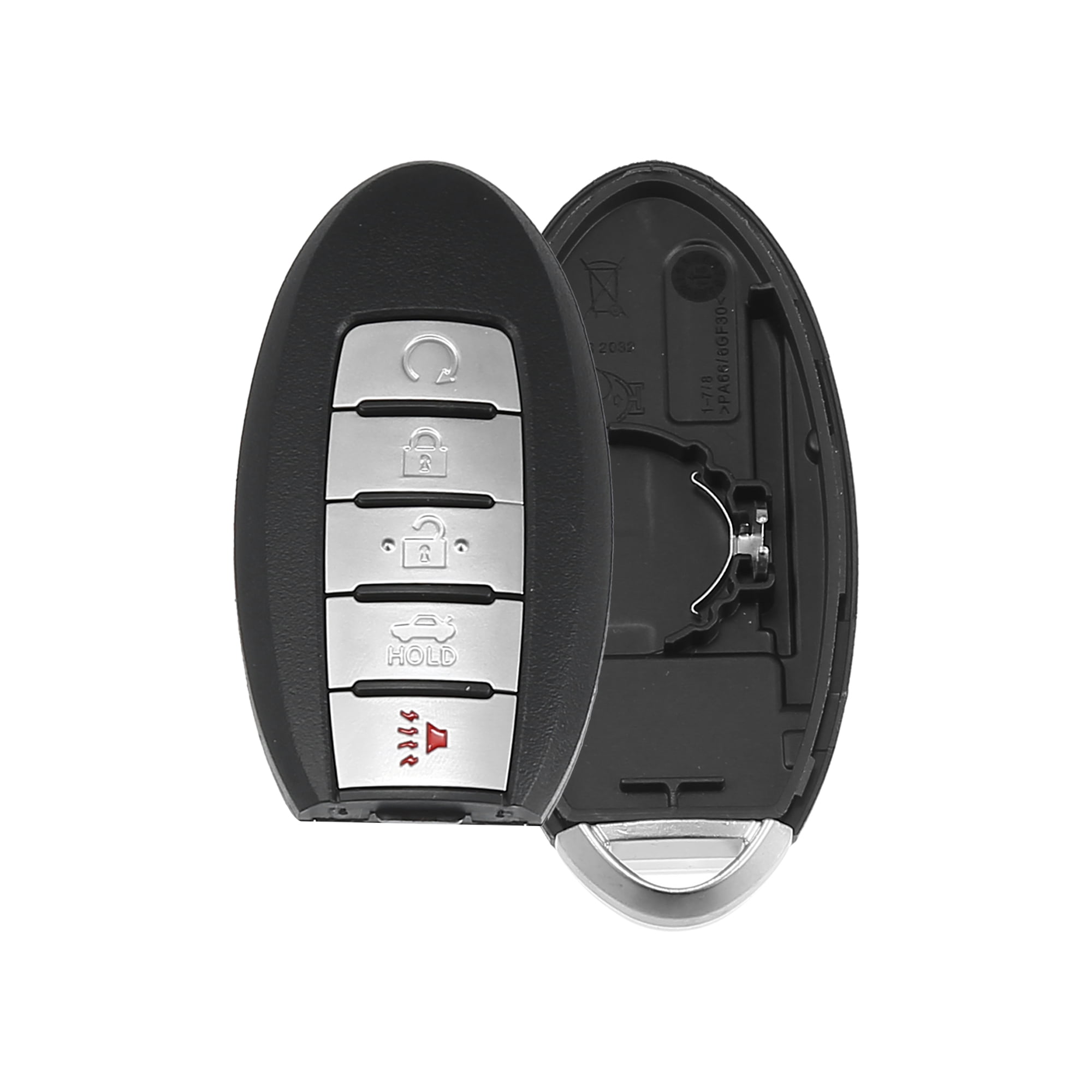 Unique Bargains Car Key Fob Shell 5 Button Remote Control Key Shell Keyless Entry Housing for Infiniti Q50 2016 2019 Walmart