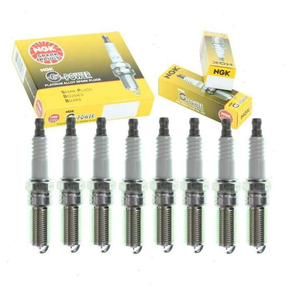 8 pc NGK G-Power Spark Plugs compatible with Chevrolet Camaro 6.2L V8 2016-2020