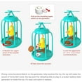 thumbnail image 4 of Bird in Cage Cat Toy - Multifunctional, Swaying Non-Falling Design, Sounding Function, Simulation Bird Cage Shape, and Boredom Reduction, 4 of 6
