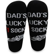G2TUP 2 Pairs Racing Car Socks Gifts for Men Novelty Socks for Racing Lovers Dad’s Lucky F1 Socks Halloween Gifts