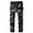Black, variant on JURANMO Men's Jeans Vintage Washed Denim Pants Ripstop Slim Leg Trousers Casual Outdoor Active Pants Coffee S