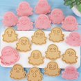 thumbnail image 1 of YAOMOBB Forme de Pudding Biscuit Dessin Animé Coupe-Cookies Ensemble en Plastique 3D pour Biscuits Effrayants, 1 of 5