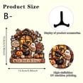 thumbnail image 3 of Home Decor with Halloween Figurines, Wooden Desk Decor for Living Room, Vintage Halloween Ornaments, Nightmare Before Christmas Decor, 3 of 6