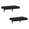 thumbnail image 2 of Furinno TANNA 15-Inch Wall Mounted Floating Display Shelves in Tobacco Set of 2, 2 of 6