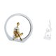 thumbnail image 5 of Figura De Niña, Estatua De Mujer, Centro De Mesa, Dormitorio, Regalo Para Lectores, Estantería, Escultura Abstracta De Resina Con Forma De Llama De Fuego, Decoración Versátil Para Patio Y, 5 of 8