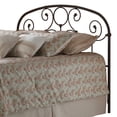 thumbnail image 3 of Grafton Metal Headboard Panel with Prominent Scrollwork and Decorative Castings, Rusty Gold Finish, Full, 3 of 10
