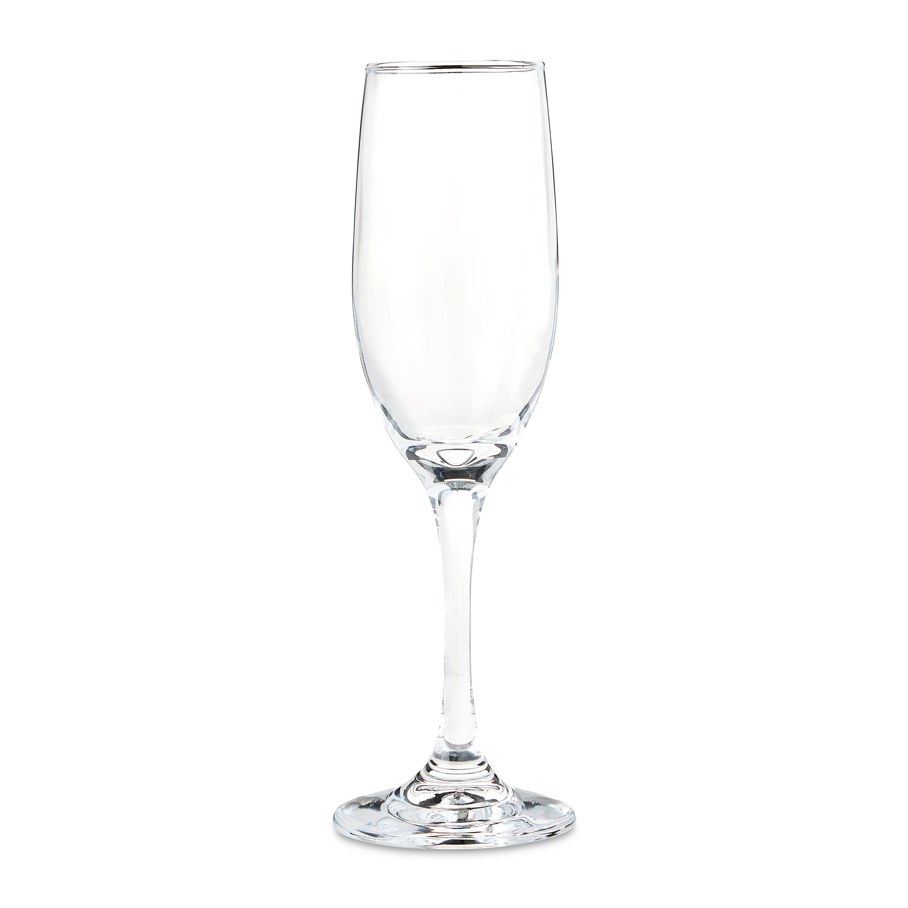 2 Count, 6 FL OZ Clear Glass Champagne Flutes, by Way To Celebrate