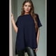 thumbnail image 5 of Suéter Holgado de Corta con Hombros Caídos para Mujer, Azul Marino, Talla L, 5 of 9