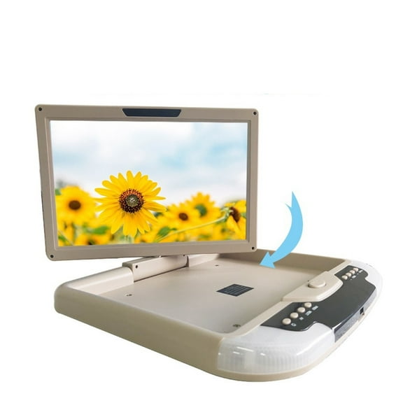 Rotate 360 Degrees Car Roof Mount Monitor HD 1280*800 12.1 Inch Ceiling Mount Flip Down Overhead Screen MP5 Multimedia Player FM ,Easy to Install