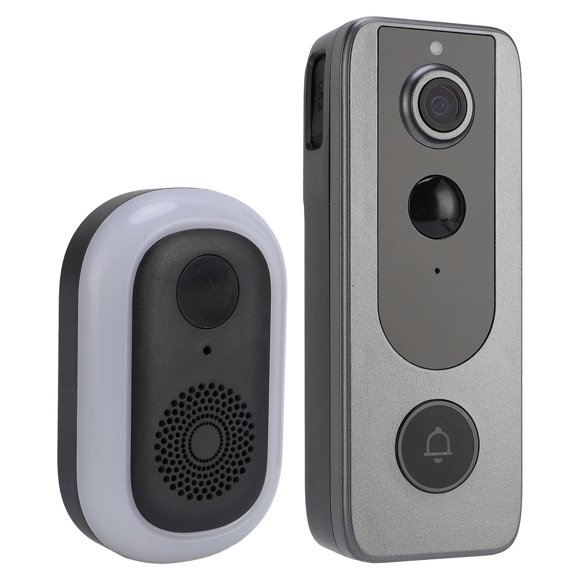Doorbell Camera, IP65 Rain Proof WiFi Doorbell Camera with Indoor Ding Dong Machine for Home