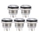 thumbnail image 3 of Interruptor De Botón, Interruptores Superiores Planos Fáciles De Cablear De 5 Piezas Con LED Para Equipos De Automóviles Para Electrodomésticos Amonsee Otros, 3 of 8