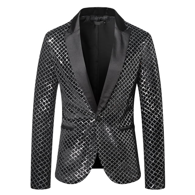 Traje de moda de otoño para hombre, chaqueta de traje de talla europea con lentejuelas y cuentas, ZT-X50, tamaño compacto, estilo versátil