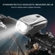 thumbnail image 5 of Luz LED para bicicleta impermeable IPX5, faro para bicicleta, luz delantera para ciclismo recargable por USB (plateado), 5 of 10