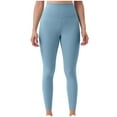 thumbnail image 3 of REALiKUN High Waist Buttery Soft Lightweight Capri Leggings High Rise Workout Yoga Pants, 3 of 5