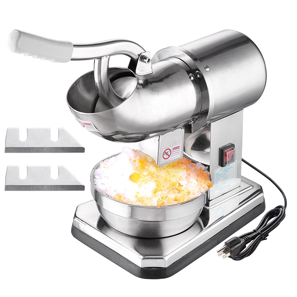 250W Electric Ice Crusher Shaver 2500 r/m 440 lbs Commercial