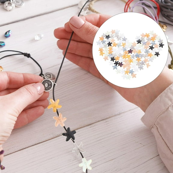 LOLIPPYY 120pcs Glass Beads for Jewellery Making Assorted Color DIY Jewelry Making Craft Projects