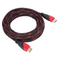 thumbnail image 2 of Cable de nailon HD HDMI 1080P de alta velocidad de 5m/16,40 pies, conexión chapada en oro para Cable Digital Ethernet, 2 of 8