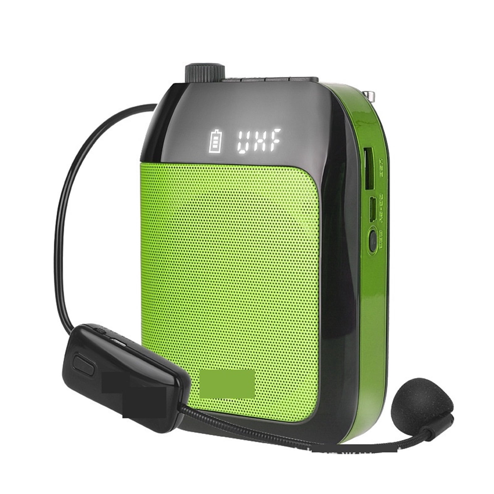UHF Wireless Voice Amplifier Portable For Teaching U Disk Loudspeaker Blue-tooth Megaphone Microphone Speaker ,Easy to Operate