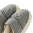 thumbnail image 2 of Yibooy Electric Heated Slippers Plush Heated Foot Warmer Boot Christmas Gifts (Grey), 2 of 6
