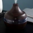 thumbnail image 3 of Wood Grain Essential Oil Aromatherapy Diffuser USB Charging Home Air Humidifier Purify Soothing LED Night Light Mist Maker, 3 of 7
