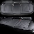 thumbnail image 3 of Elantrip Universal Leather Car Rear Seat Cover,Fits 49-56'', Non-Slip Bench Seat Cushion,Fits 90% of Vehicles,Black, 3 of 7