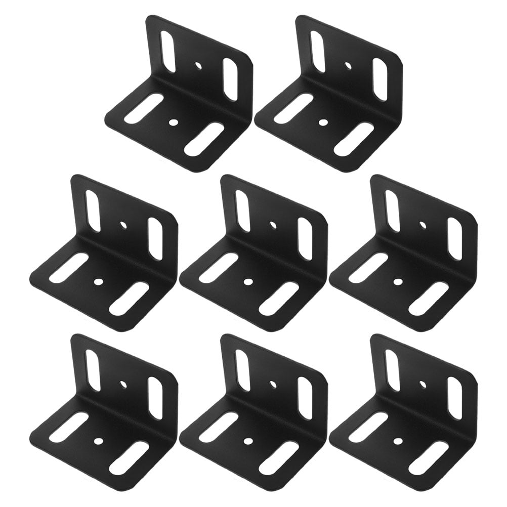 HONMEET Heavy Duty L Brackets for Floating Wall Shelves, Versatile Metal Shelf Support Hardware